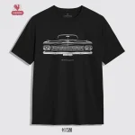 SAWOONG Kaos Premium Vintage Edisi Siluet Mobil Sukarno Indonesia 1