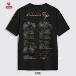 SAWOONG Kaos Premium Vintage Edisi Lagu Indonesia Raya